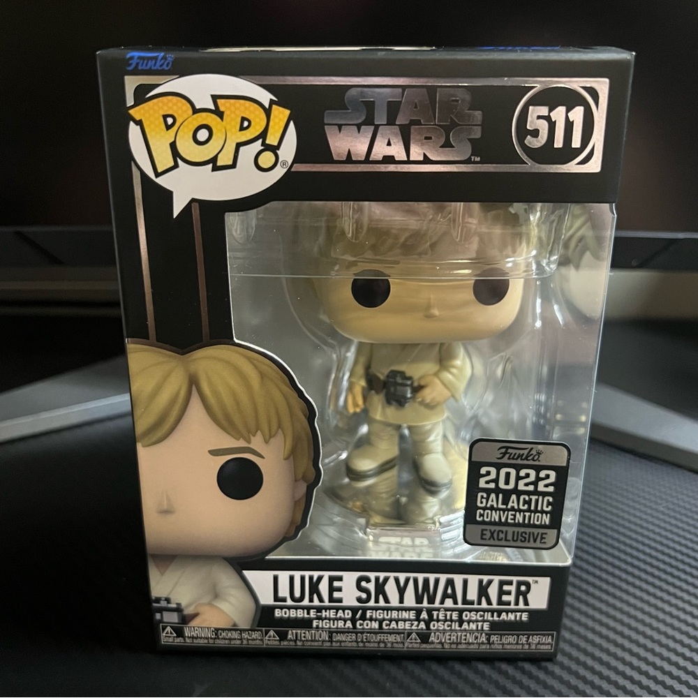 FUNKO POP! Star Wars Luke Skywalker 2022 Galactic Convention Exclusive 511